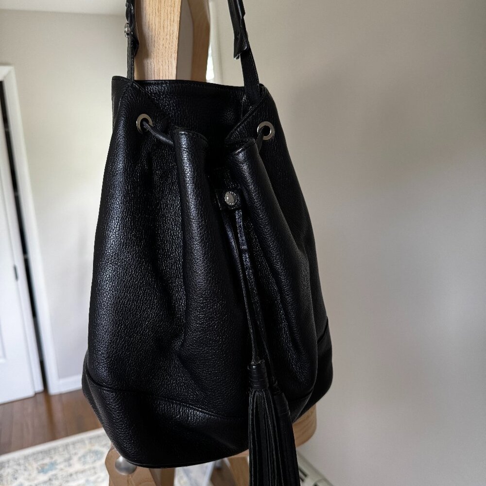 Sandro Atika Crossbody Bucket Bag